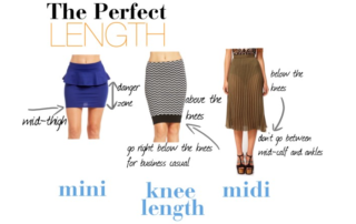 The perfect length skirt