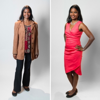 Before and after Stylist Shelley Golden