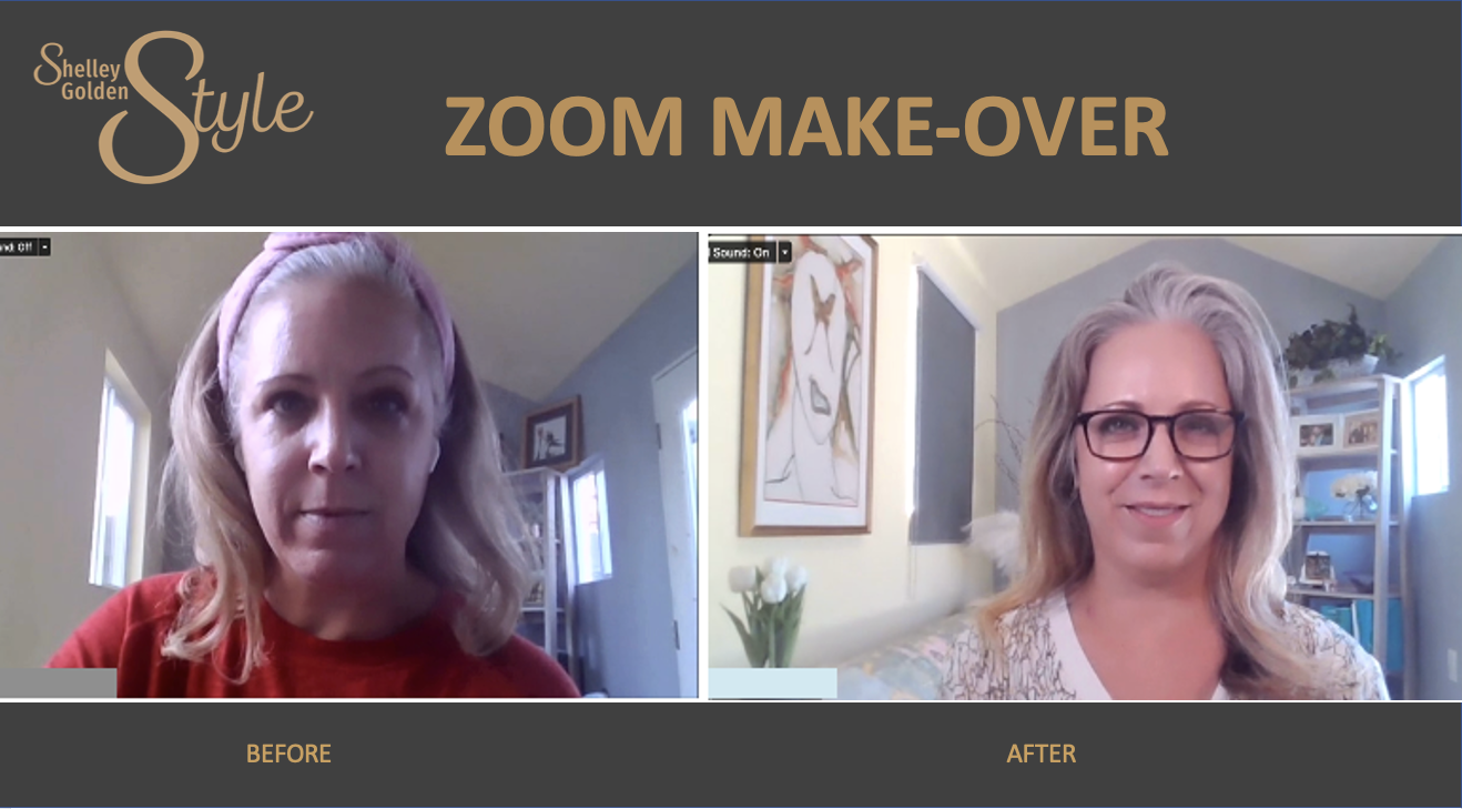 Improve you zoom presence with a Zoom makeover with Shelley Golden
