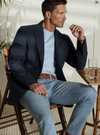Shelley golden best mens personal stylist J. Hilburn custom made to made clothing